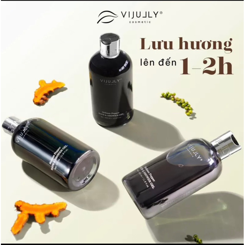 Sữa tắm Dưỡng da hương nước hoa Vi Jully 350ml