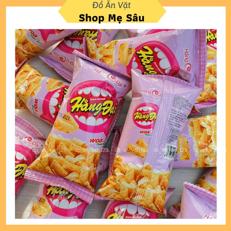 Snack hình Balo Hằng Đại, bim balô giòn sụn thơm ngon bim balô (gói 20g)