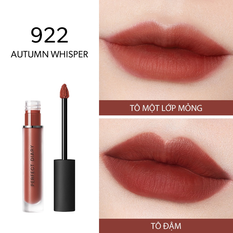 Son kem PERFECT DIARY DREAMMATTE Màu Lì Siêu Mịn Lâu Trôi Cao Cấp 2.5g