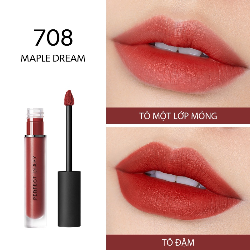 Son kem PERFECT DIARY DREAMMATTE Màu Lì Siêu Mịn Lâu Trôi Cao Cấp 2.5g