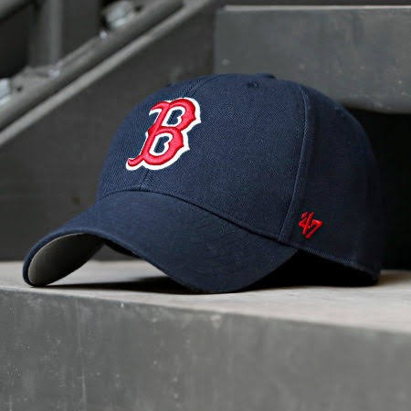 Nón MLB x 47 Brand Mỹ_Logo Boston Red Sox Navy / Red
