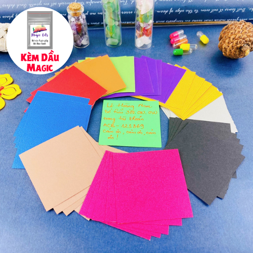 Giấy màu ma thuật  -magic paper thực hành luật hấp dẫn Hà Lynn