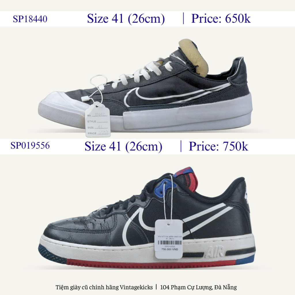 Giày 2hand thể thao Vintagekicks