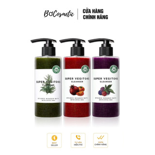 Sữa rửa mặt thải độc rau củ Super Vegitoks