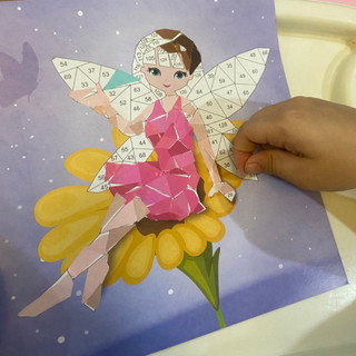 Tranh Số Hoá Sticker By Number 4 Tranh Bóc Dán Sticker Theo Số,Puzzle Tìm Ghép Số, Rèn Tập Trung