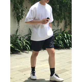 QUẦN SHORT - DÙ THÊU BASIC HIDDEN ESSENTIAL UNISEX