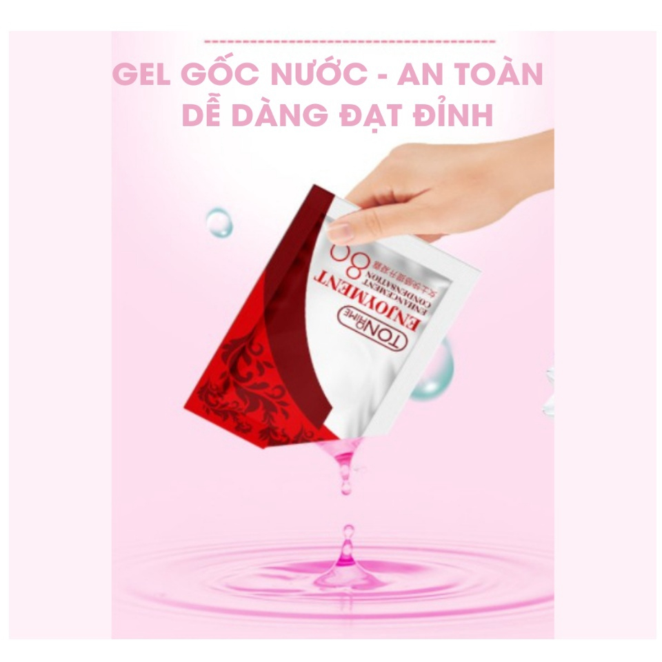Gel bôi trơn dạng gói Tono Hime Gel bôi trơn tình dục cao cấp Gốc nước dễ rửa sạch Tăng khoái cảm nữ gói 8g XMARVEL