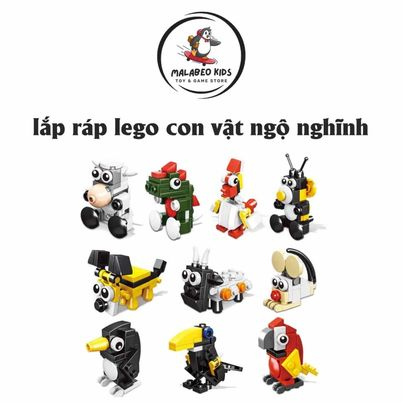 Lego Lắp Ráp Mini Chủ Đề Động Vật