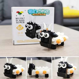Lego Lắp Ráp Mini Chủ Đề Động Vật