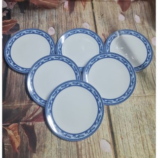 Dĩa lót súp 13cm chim lạc sứ Minh Long - dĩa lót súp 13cm chim lạc