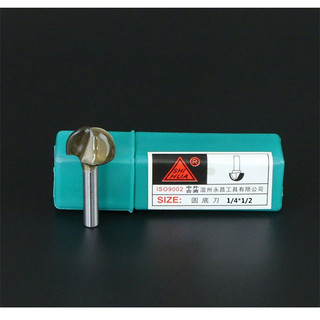 Mũi phay gỗ chạm tròn-cán 6.35mm (1/4 *1/2)(phukien303 xả hàng)