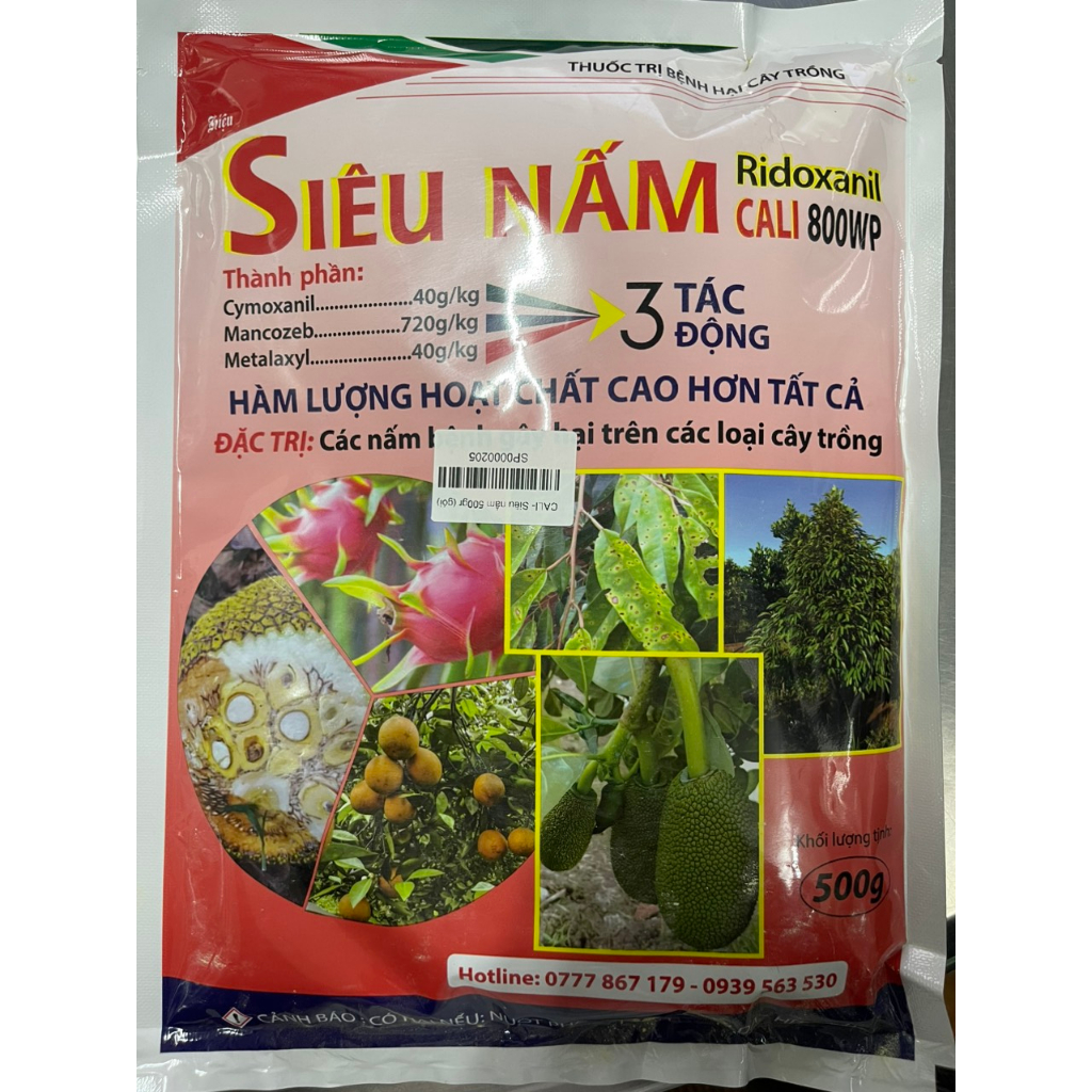 SIÊU NẤM BỆNH 500GR Thán Thư, Sơ đen mít, Thối trái, Xì mũ, Vàng lá thối rễ