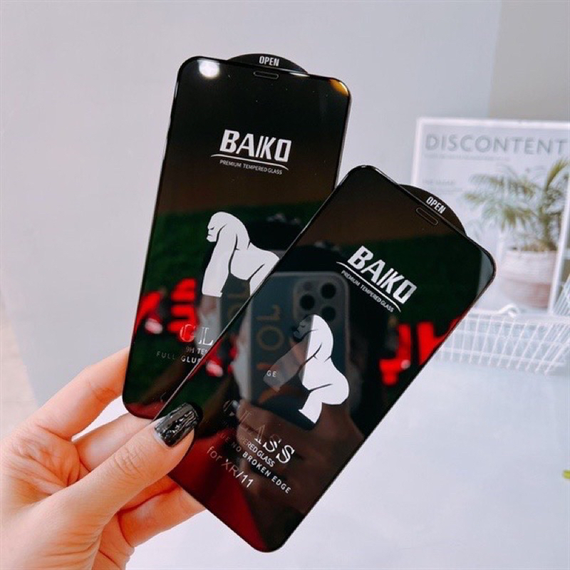 Kính Cường Lực iphone Kinhkong BaiKo Chính Hãng Full Màn Dành cho 6/7/8/Plus/X/Xs/11/12/13/14/Pro/Pro Max