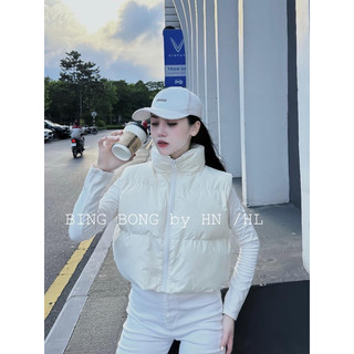 Áo phao gile rút eo hàng QC