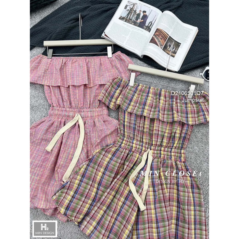 Jumsuit kẻ sieu hot