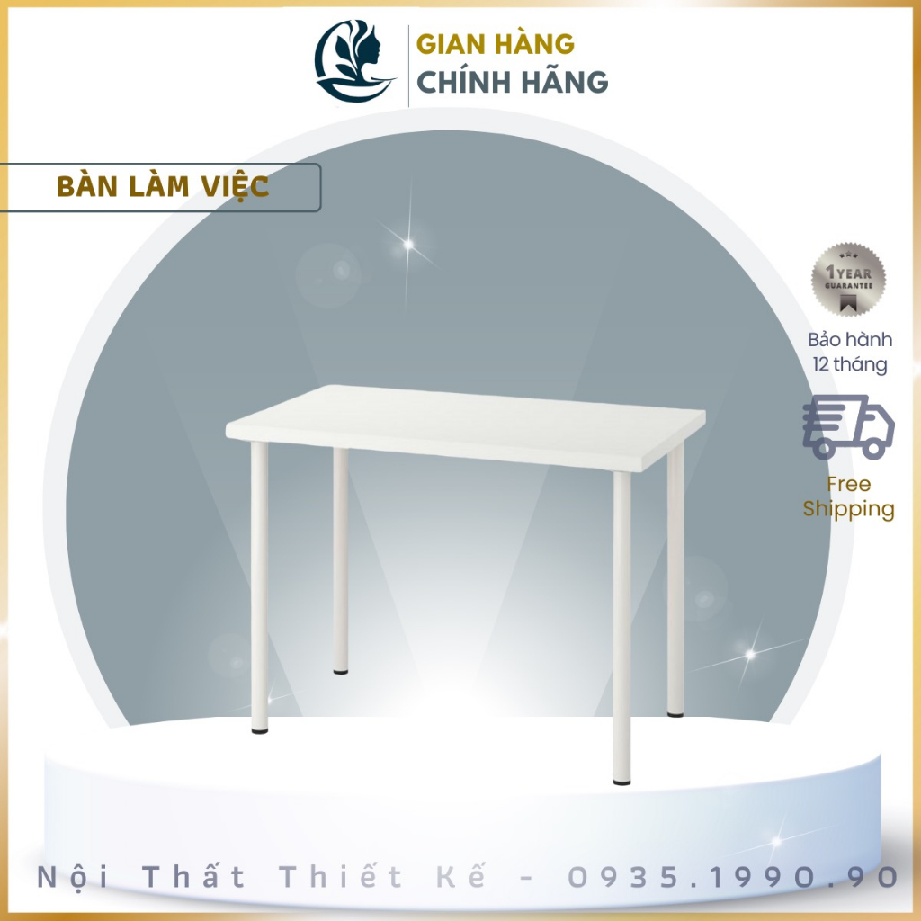 Bàn ikea Goodluck dùng làm bàn làm việc bàn học và bàn decor phù hợp mọi không gian FreeshipHCM GLBI401