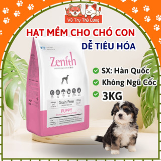 (3Kg) Thức Ăn Hạt mềm Zenith Puppy Dành Cho Chó Con