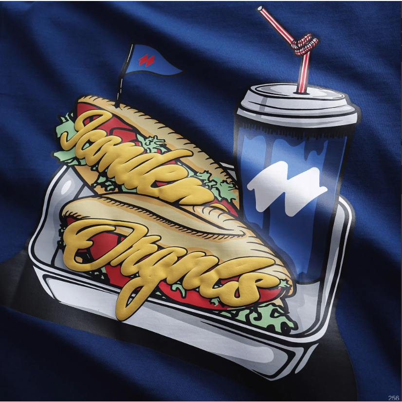 Áo thun nam ICDN Delicious Meal Bánh Mì chất Cotton mềm mịn co giãn tốt - ATID0256