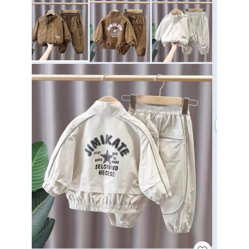 Bộ gió in chữ siêu hót cho bé trai