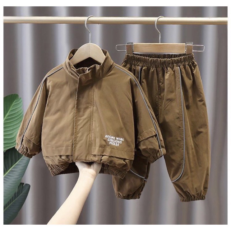 Bộ gió in chữ siêu hót cho bé trai