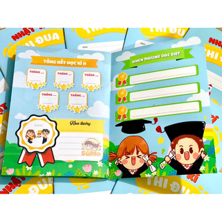 (SuMo thiết kế ĐỘC QUYỀN) Sổ Nhật ký thi đua (A5, in màu)