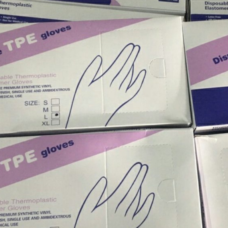 Găng tay nấu ăn VictoriaBay, găng tay làm bếp vệ sinh siêu dai chất liệu TPE không mùi Hộp 100 Cái GTC02