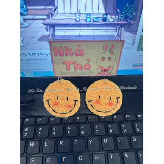 Móc Khoá Len Bông Hoa, Mặt Cười ,...                             ( HÀNG SẴN )