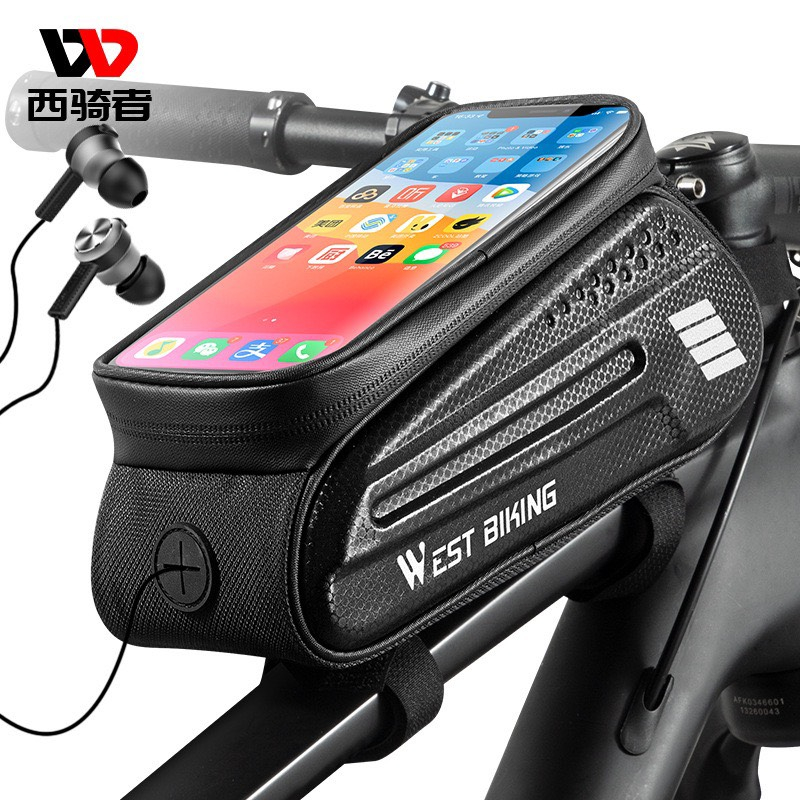 TÚI TREO KHUNG ĐƠN ĐỂ ĐIỆN THOẠI CHỐNG NƯỚC WESTBIKING