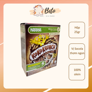 Hộp ngũ cốc Nestlé Koko Krunch 25gr vị socola