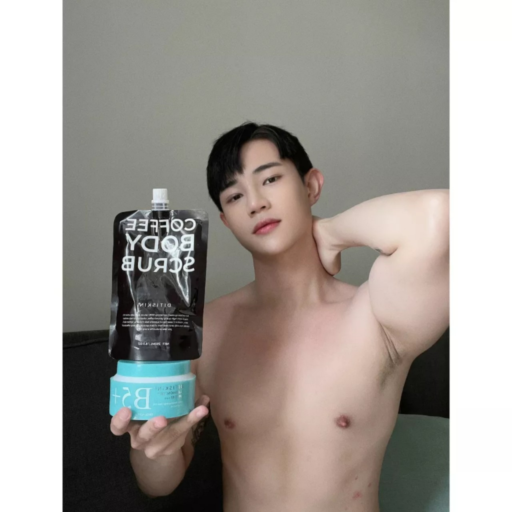 Combo Kem dưỡng trắng da 200g + Tẩy tế bào chết Cafe 250g Ditiskin