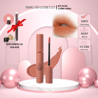 Son kem lì 3CE Velvet Lip Tint  New Nude -Cam Nude siêu tây