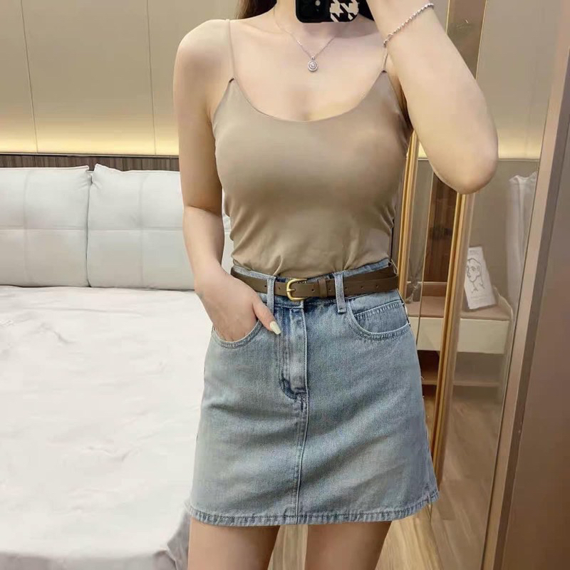 ÁO BRA 2 DÂY THUN LẠNH DÁNG DÀI 2328