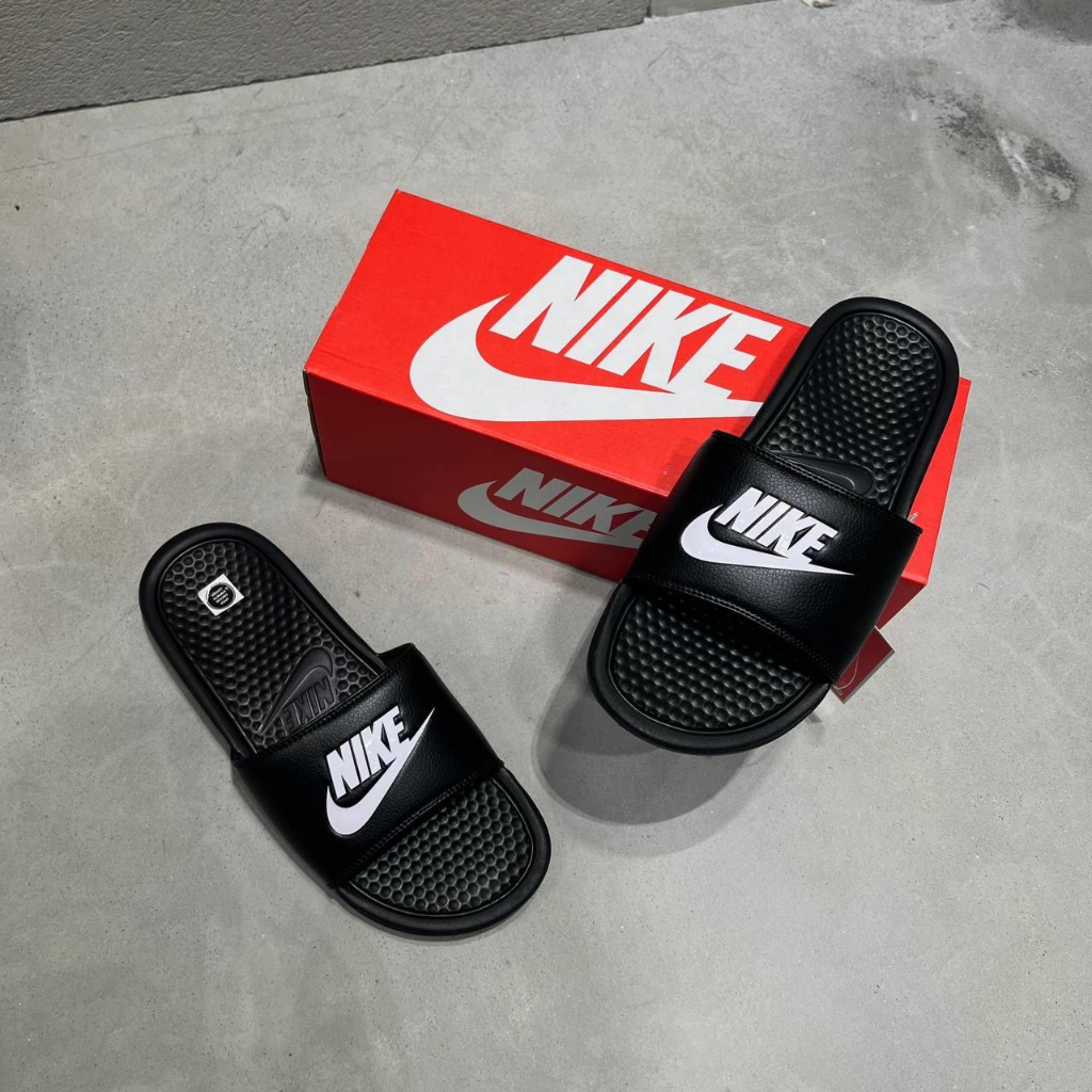 Dép Quai Ngang Thể Thao Benassi JDI Logo Black 343880 090