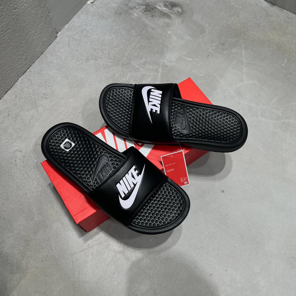 Dép Quai Ngang Thể Thao Benassi JDI Logo Black 343880 090