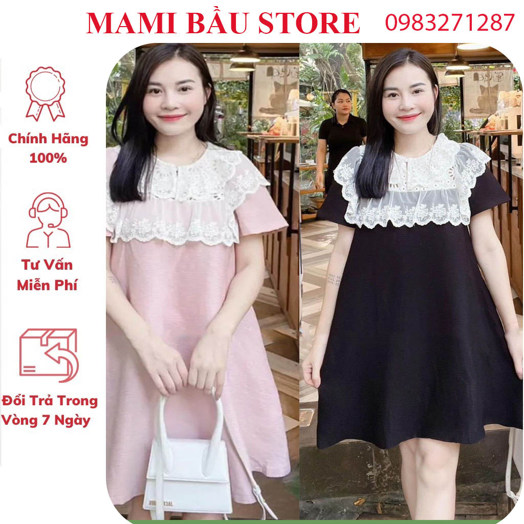 VÁY ĐẦM BẦU DỰ TIỆC CÔNG SỞ DÁNG TIỂU THƯ SANG CHẢNH-ĐẦM BẦU THIẾT KẾ BABAYDOLL DÁNG XUÔNG PHỐI