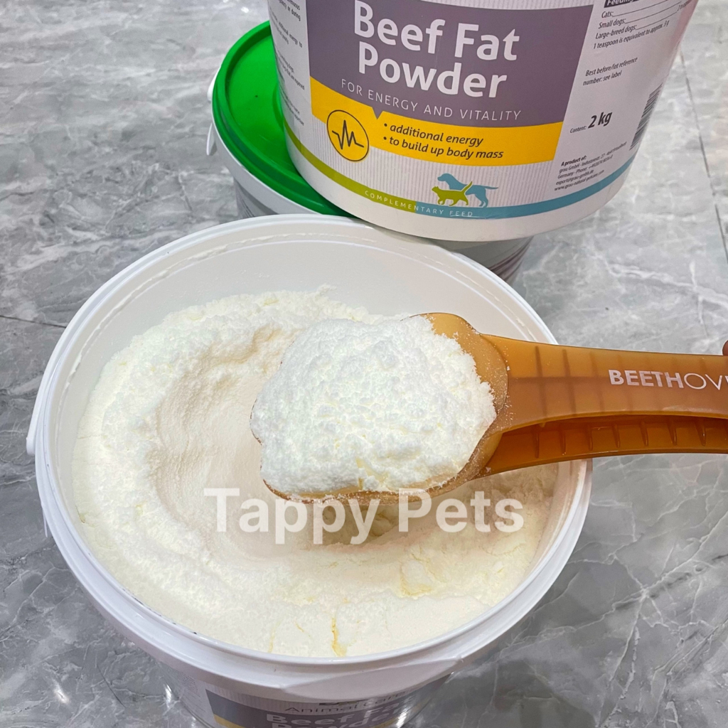 💥Lẻ 50g 100g - Bột Mỡ Bò GRAU RINDERFETT-PULVER Giúp Tăng Nọng, Bổ Sung Dinh Dưỡng Cho Chó/ Mèo