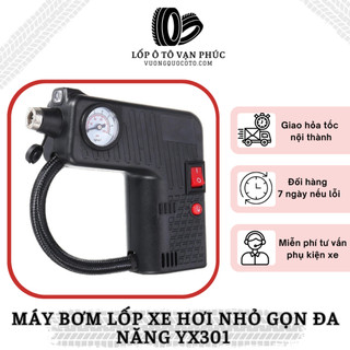 Máy bơm lốp xe hơi nhỏ gọn đa năng yx301 – lốp ô tô vạn phúc