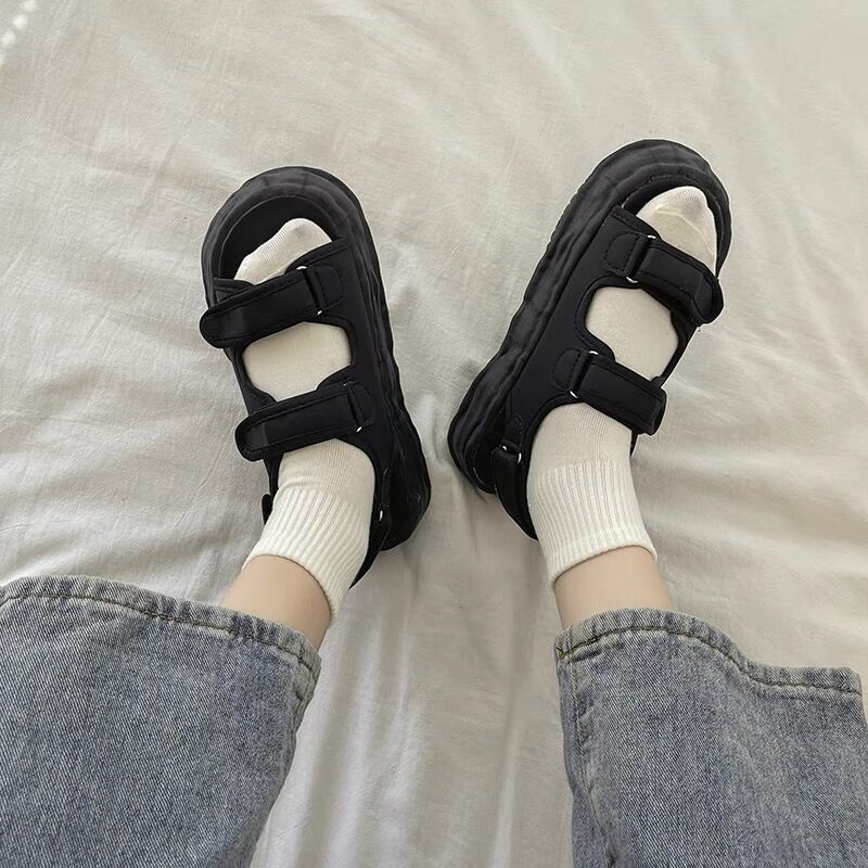 Dép sandal quai hậu nam nữ SUXI bản màu trơn đế êm chống trơn trượt