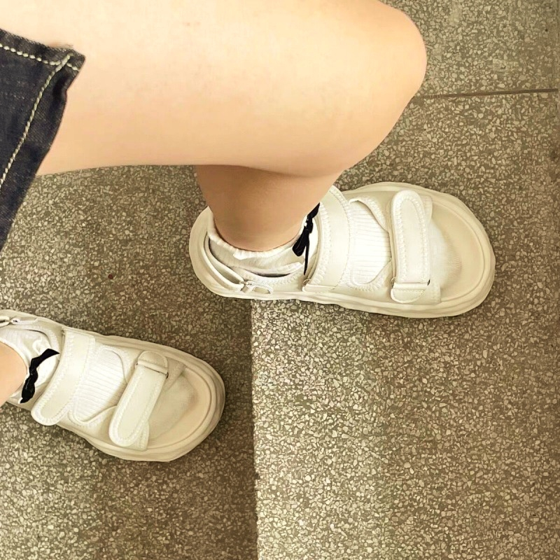 Dép sandal quai hậu nam nữ SUXI bản màu trơn đế êm chống trơn trượt