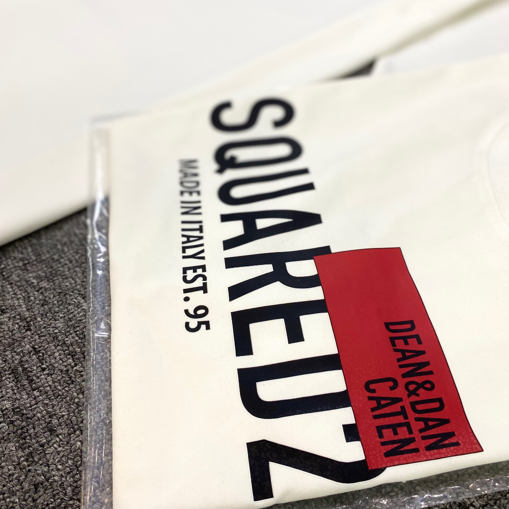 Áo Thun Nam DSQ 95 Hình In Chữ DSQ Cao  Vải cotton Co Dãn 4 Chiều Phù Hợp Cho Nam