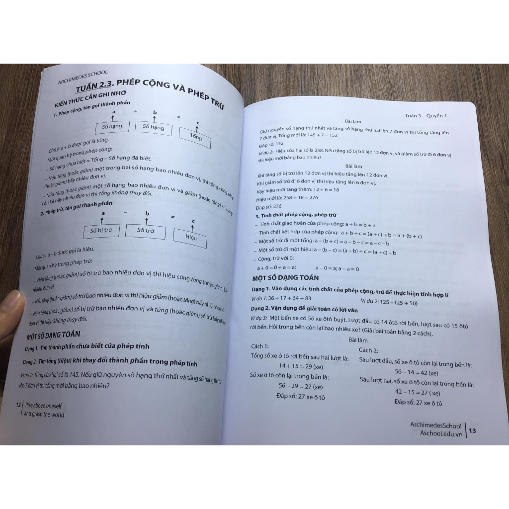 [CẬP NHẬT BẢN MỚI NHẤT 2023] Sách - Hướng dẫn học Toán Tiếng Việt trường Archimedes Lớp 1-2-3-4-5 | BigBuy360 - bigbuy360.vn