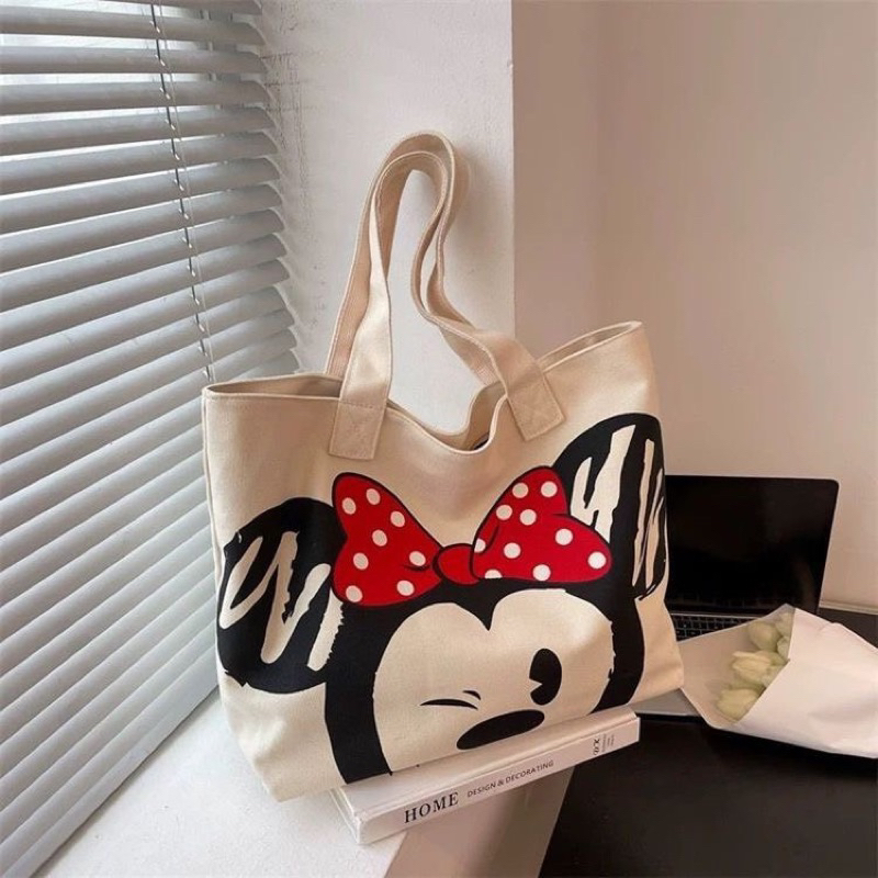 🌸free ship🌸túi tote phong cách Nhật Bản Hàn Quốc siêu lớn đựng sách túi học sinh vải nữ đeo vai