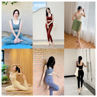 Set đồ tập Yoga cao cấp 6 màu