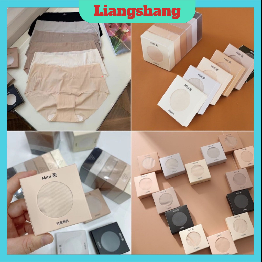 Set 6 Quần Lót Su Thạch 🍁FREESHIP🍁Quần Chip Tàng Hình Không Đường May Không Lộ Viền Kèm Hộp Mini