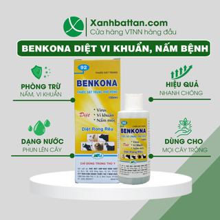 Chế phẩm Diệt Vi Khuẩn và Sát Trùng Cho Phong Lan Benkona 100 ml