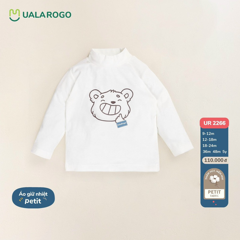 Uala Rogo - Áo giữ nhiệt cho bé trai, bé gái hãng Uala Rogo