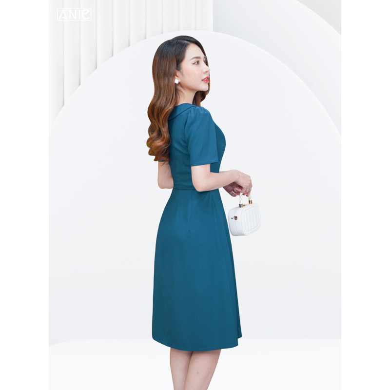 ANIE-Đầm Xanh Thắt Dây Blue - AN2110