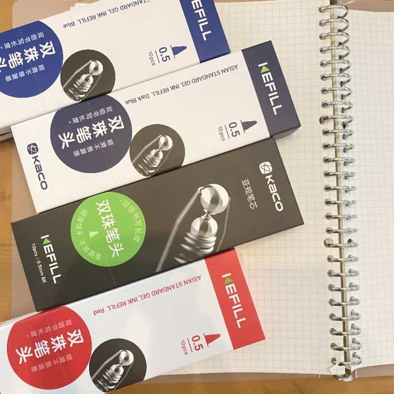 Ruột bút bi gel Kaco Pure ngòi 0,5mm .