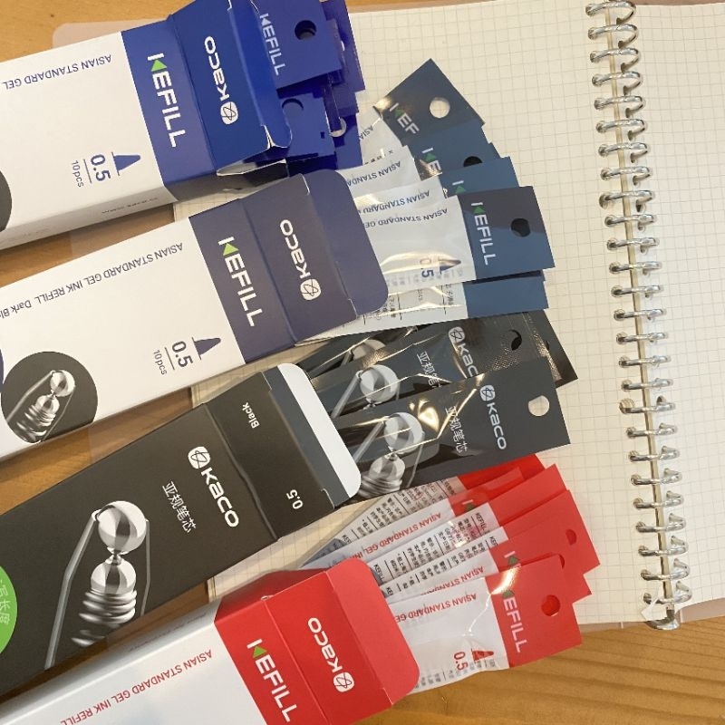 Ruột bút bi gel Kaco Pure ngòi 0,5mm .