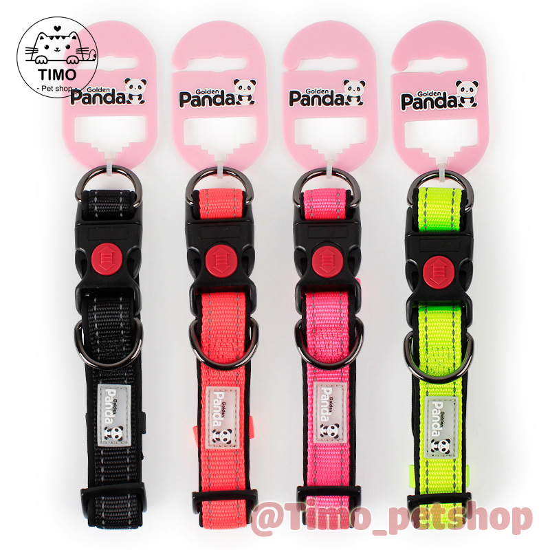 Vòng cổ chó mèo cao cấp Golden Panda